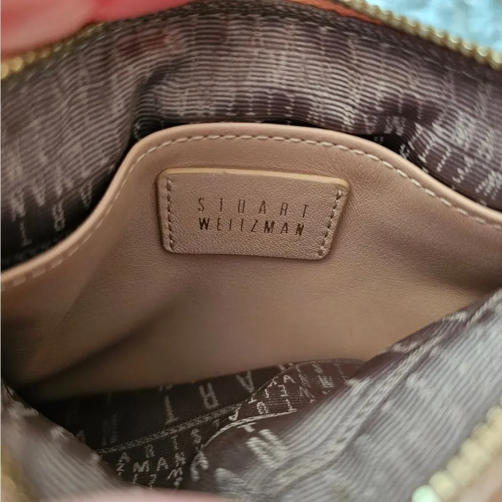 STUART WEITZMAN Studded Wristlet Glove Calf Leather